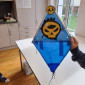 ein selbst gebastelter Drache