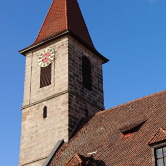 Kirche St. Katharina (Ansicht Turm von außen)