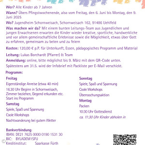 Flyer Rückseite